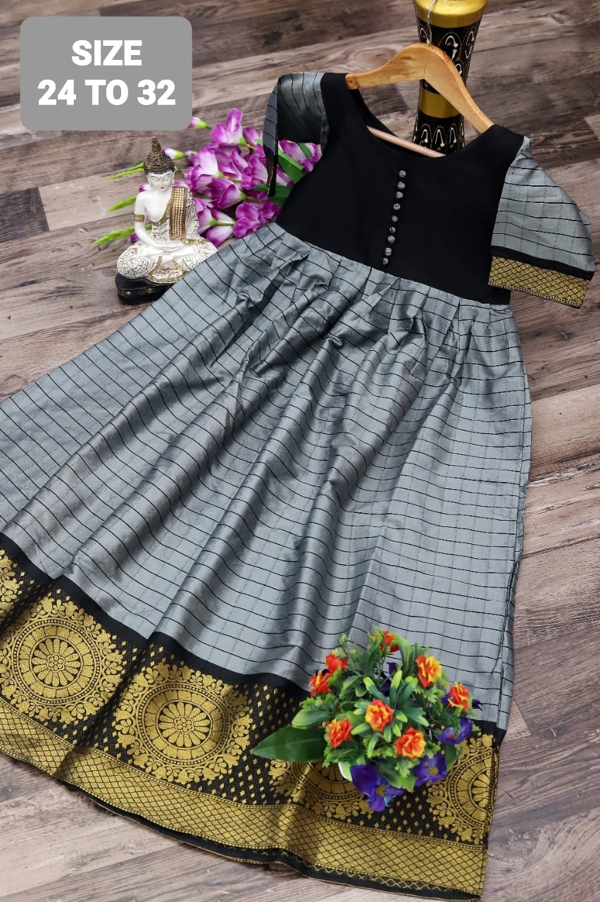Rnx Kids Ethnic Wear Anarkali Long Kurti Latest Designer Collection